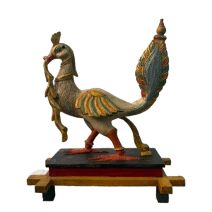 Antique Wooden Peacock Vahanam – A Symbol of Elegance & Sacred Heritage