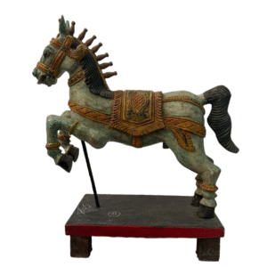 Traditional Wooden Horse Vahanam – Grace, Devotion & Heritage Craft