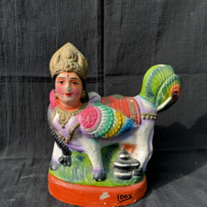 Premium 9-Inch Terracotta Golu Doll – Eco-Friendly Handmade Clay Figurine for Festive, Pooja & Home Styling